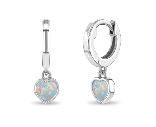 Opal Hanging Heart
